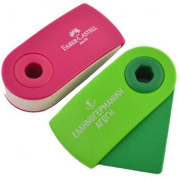 ΓΟΜΑ ΜΙΝΙ FABER-CASTELL SLEEVE ΜΕ ΣΗΜΑ ΕΑ