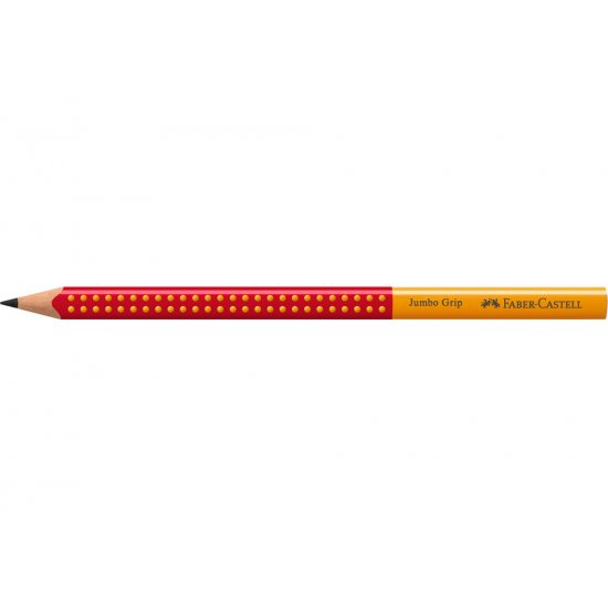 Μολύβι JUMBO Faber-Castell Grip δίχρωμο με σήμα ΕΑ