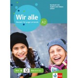 WIR ALLE A2 KURSBUCH (+ONLINE AUDIO + KLETT-BOOK APP)