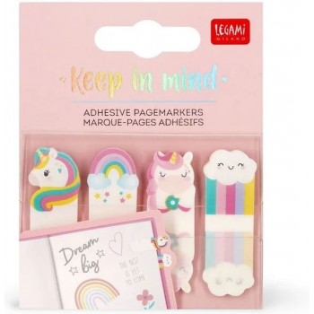 Αυτοκόλλητοι Σελιδοδείκτες Keep In Mind Unicorn Legami