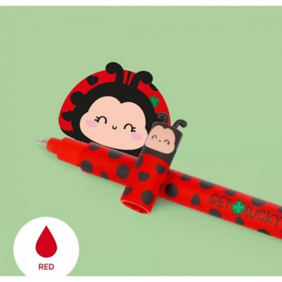 Legami Στυλό Ladybug spring summer κόκκινο