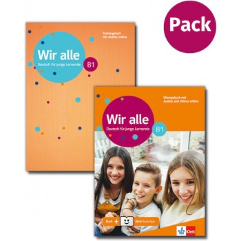 WIR ALLE B1 Übungsbuch mit Glossar und Audios & Videos + App-Code + Trainingsheft (ΣΕΤ 2 TEM.)